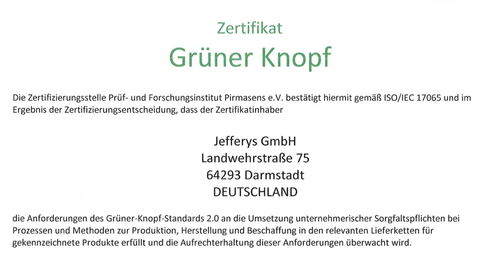 Grüner Knopf 2.0