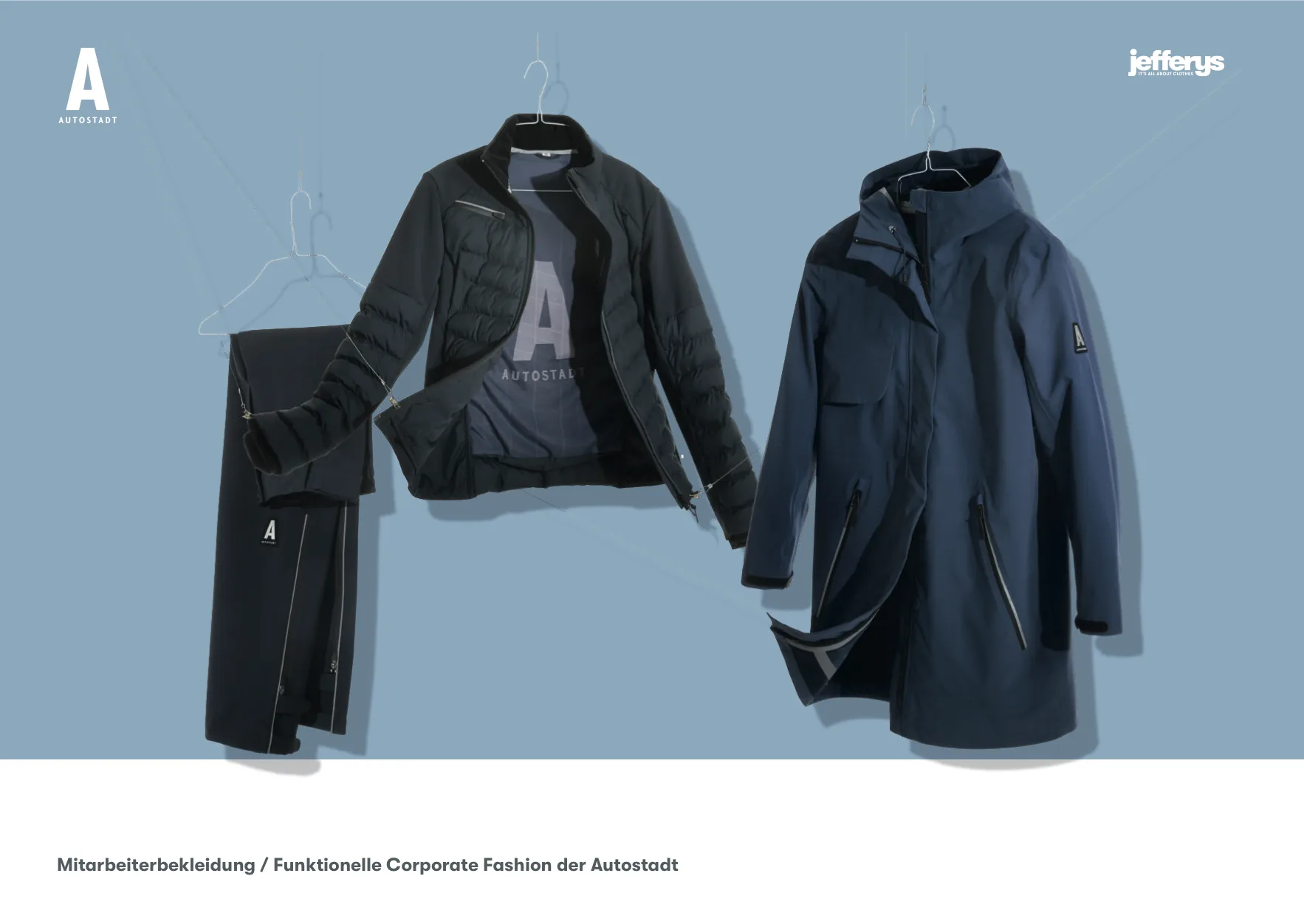 Jefferys Imagebook, Seite 23 von 38 – Mitarbeiterbekleidung: Corporate Fashion der Autostadt