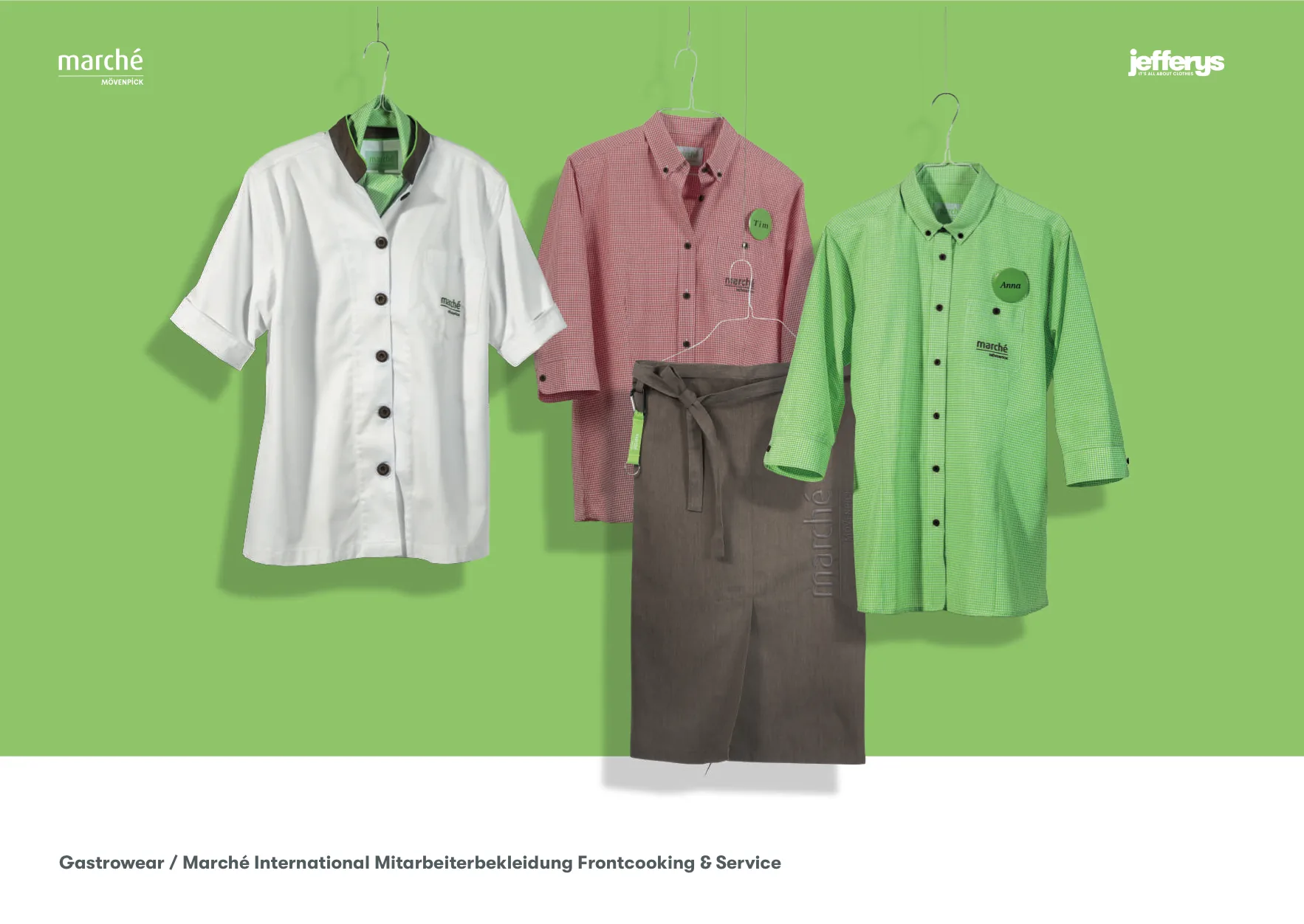 Jefferys Imagebook, Seite 33 von 38 – Gastrowear: Marché International Frontcooking & Service